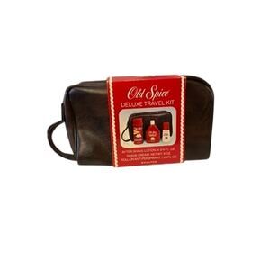 Vintage Old Spice Deluxe Travel Kit Shulton 4 Piece USA New